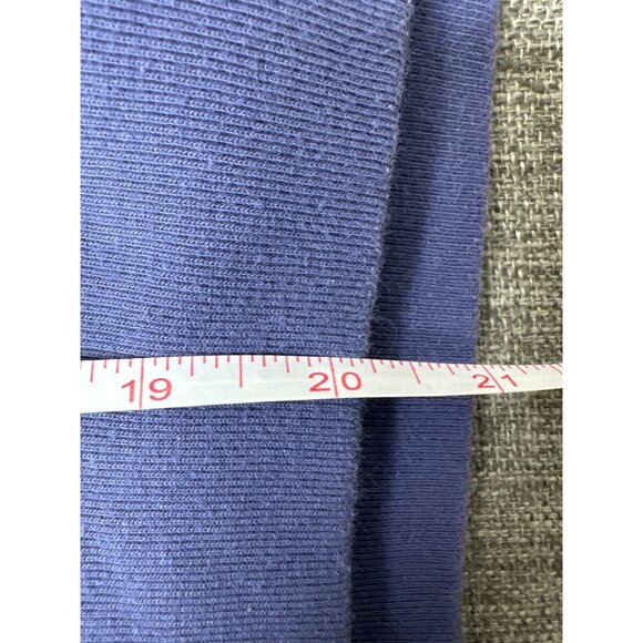 Aerie Womens Size Medium Blue Pullover Sweatshirt Long Sleeves Fleece - Picture 7 of 7